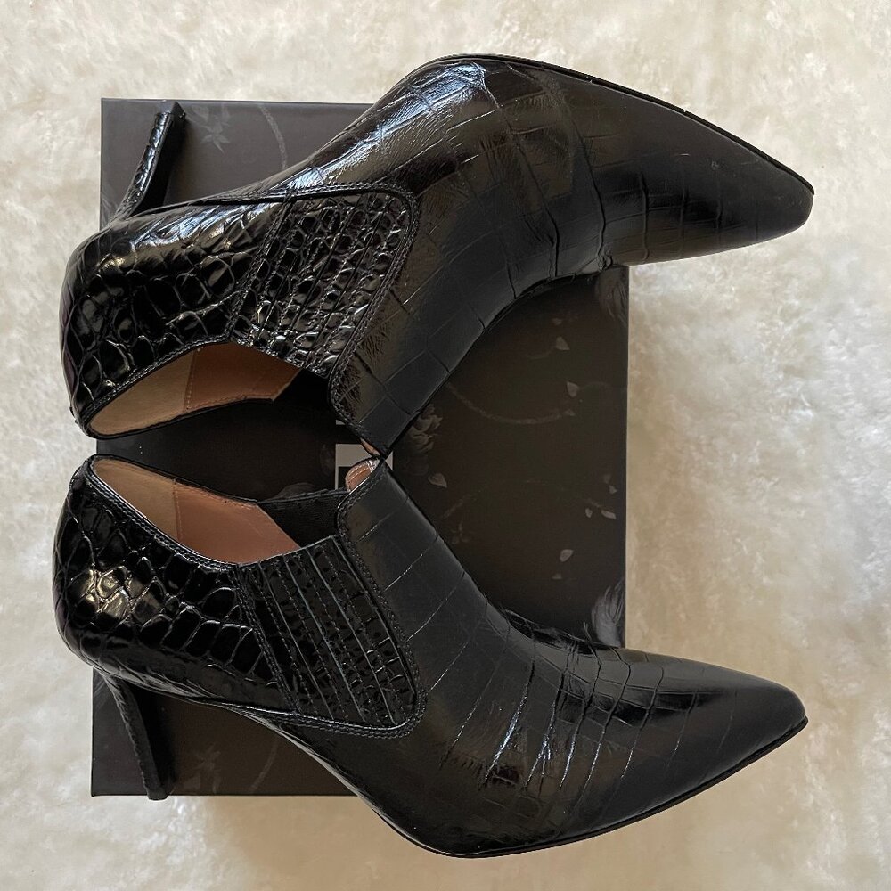 Inez Marisol 70 in Black Croco Emboss size 10.5 standard - Picture 7 of 12